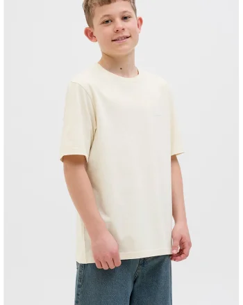 Tricou lejer de bumbac, Bej deschis