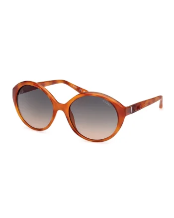 Ochelari de soare cat-eye cu lentile in degrade, Maro cognac