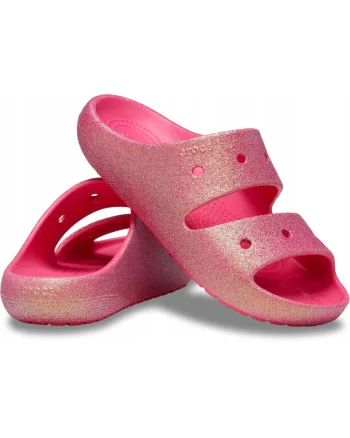 Papuci  Classic, iridescent, roz, PEVA Croslite, pentru femei