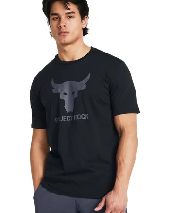 Tricou cu imprimeu grafic Project Rock Payoff, Negru/Gri carbune