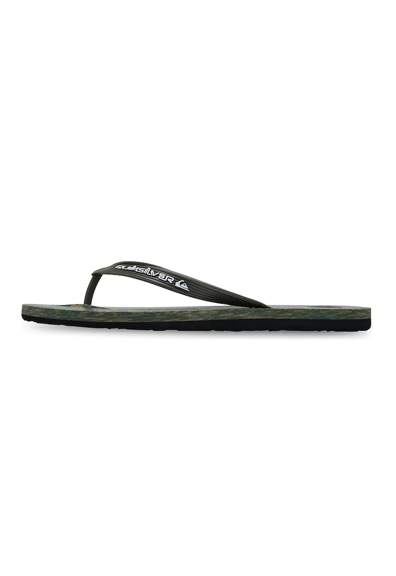 Papuci flip-flop cu logo Molokai, Verde/Maro