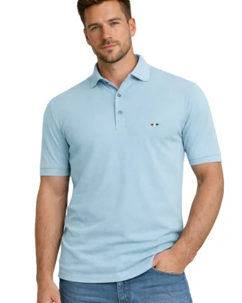 Tricou polo din material piqué