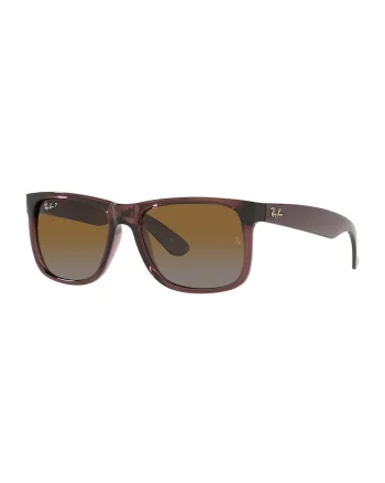 Ochelari de soare wayfarer cu logo discret Justin, Liliac prafuit