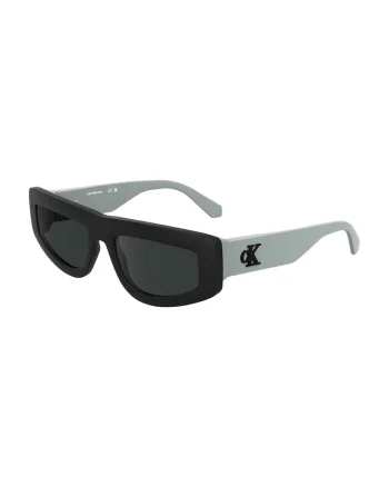 Ochelari de soare cat-eye unisex, Alb/Negru