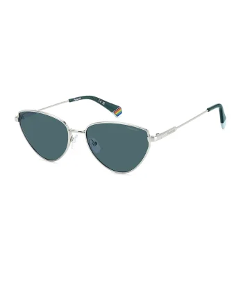 Ochelari de soare cat-eye, Argintiu