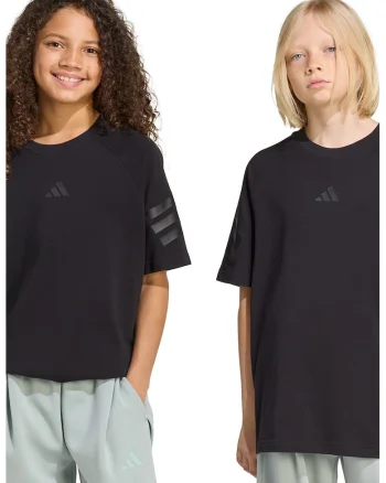 Tricou lejer unisex cu maneci raglan, Negru