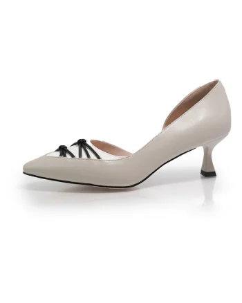 Pantofi Eleganti  2603139 din piele naturala, Gri