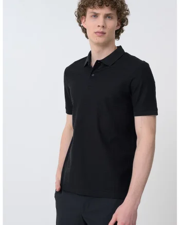 Tricou polo de bumbac organic
