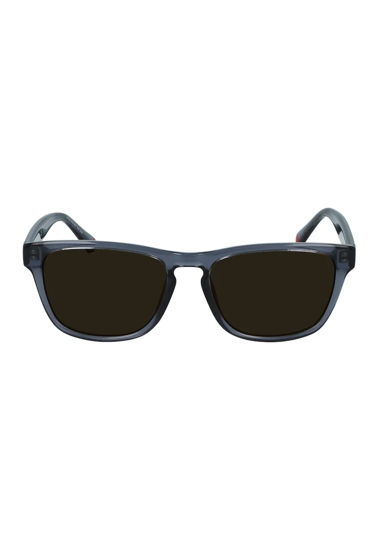 Ochelari de soare wayfarer cu logo, Gri carbune