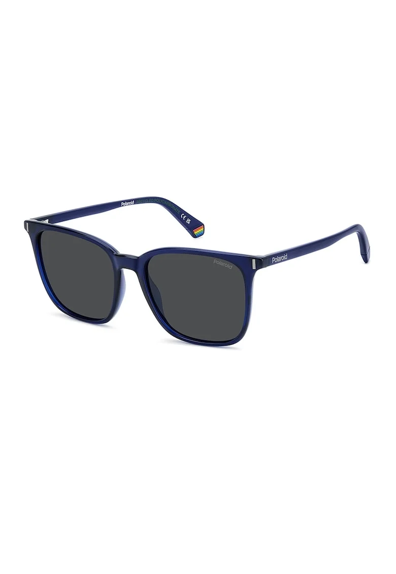 Ochelari de soare patrati cu lentile polarizate, Albastru inchis