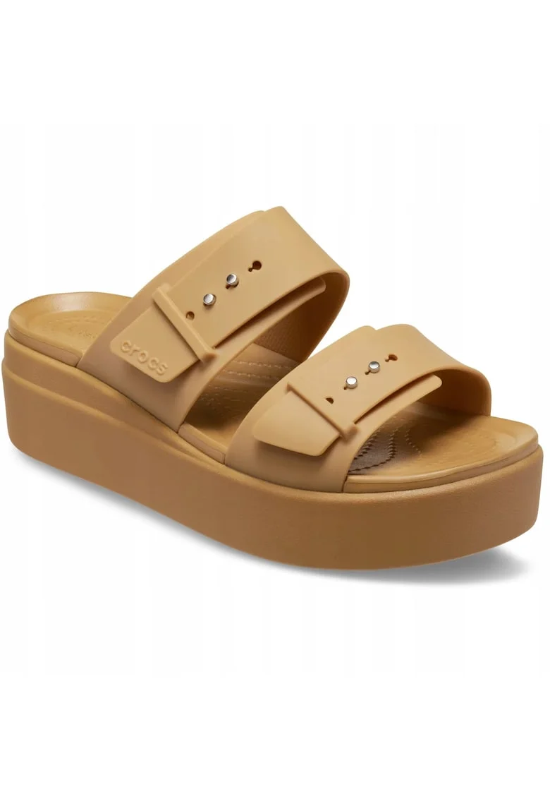 Femei, sandale platforma, Brooklyn Low Wedge 207431, mdwqfwqaro Umber, Maro