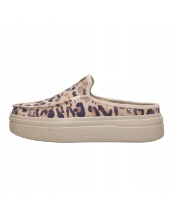Femei, Austin Lift Classic, piele naturala intoarsa, leopard, Bej