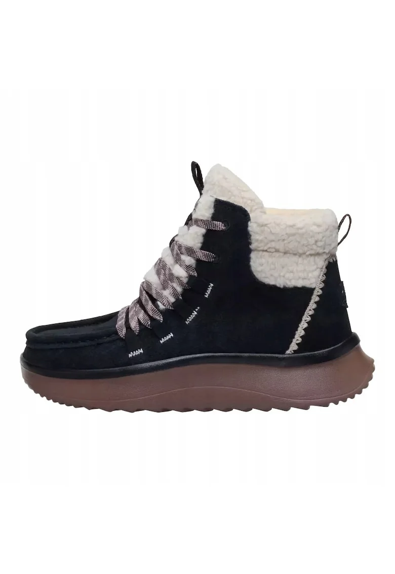 Ghete Chelsea piele intoarsa pentru Femei,  Wendy Peak Apres Suede Negru, Negru