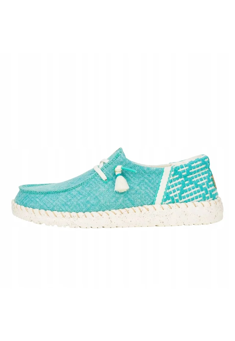 Mocasini Femei Spuma EVA, Wendy Funk Coastal Jute, Albastru, Albastru