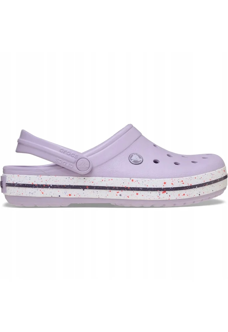 Saboti Barbati Spuma Croslite, Crocband Speckled Band 211621 Clog, Violet, Violet