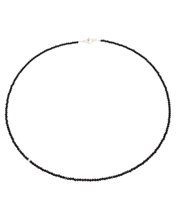 Colier din sfere de spinel cu argint 925, 40 cm