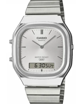 Ceas dama  AQ-240E-7AEF Quartz Argintiu