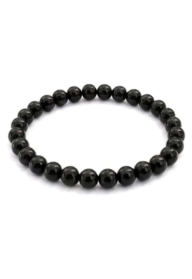 Bratara cu Pietre Semipretioase Naturale Onix de 6mm, elastica, unisex