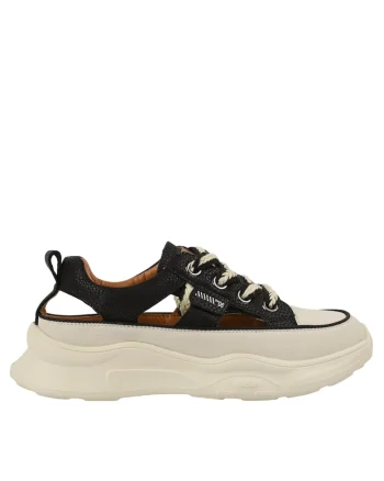 Pantofi sport  negru piele naturala, Negru