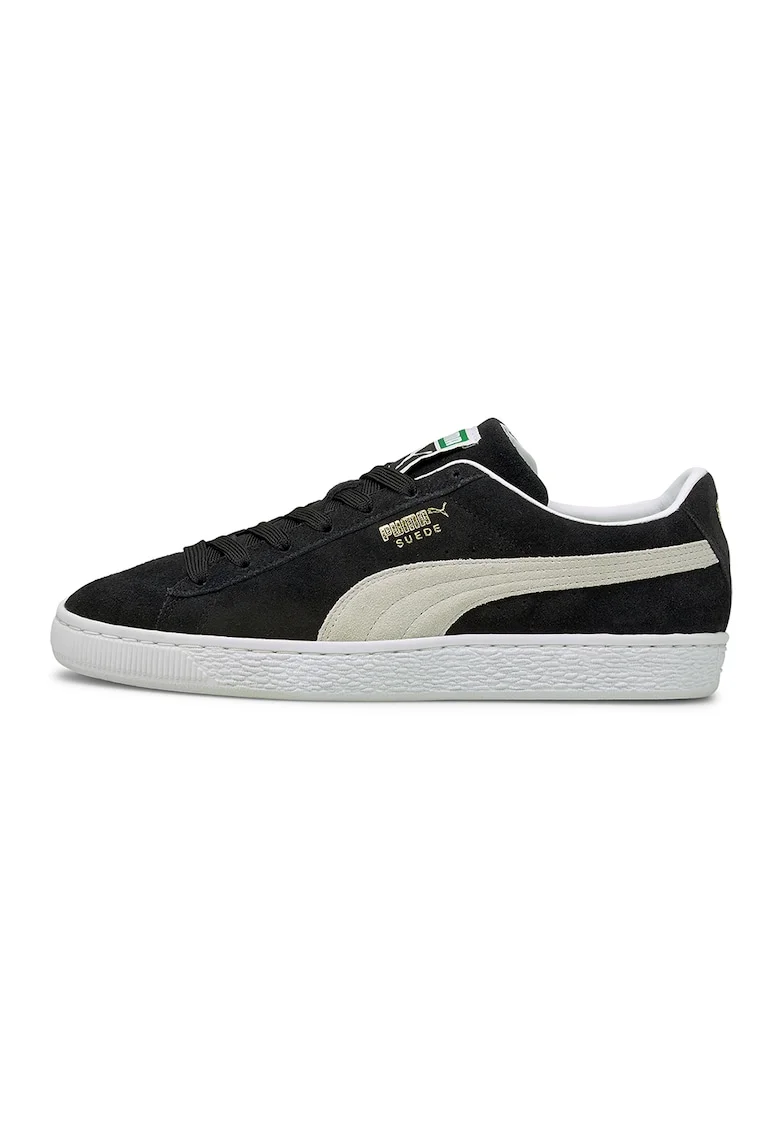 Pantofi sport unisex din piele intoarsa Classic XXI, Negru/Crem