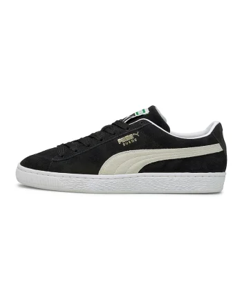 Pantofi sport unisex din piele intoarsa Classic XXI, Negru/Crem