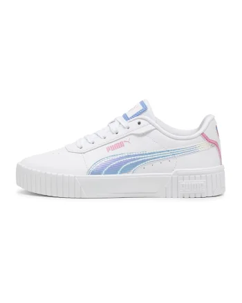 Pantofi sport de piele ecologica Carina 2.0 Deep Dive, Alb/Albastru