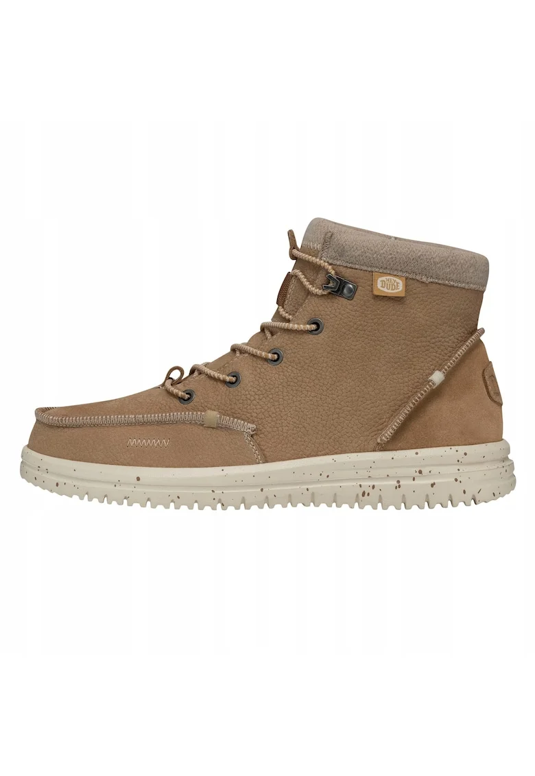 Ghete Chelsea de piele naturala pentru Femei,  Bradley Boot Leather, Maro