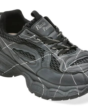 Pantofi sport FLAVIA PASSINI negri, 2177, din piele ecologica
