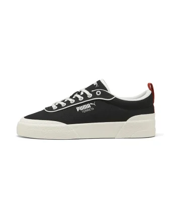 Pantofi sport din material textil, Alb/Negru
