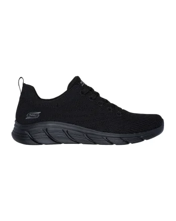 Pantofi sport cu aspect tricotat BOBS Graceful, Negru