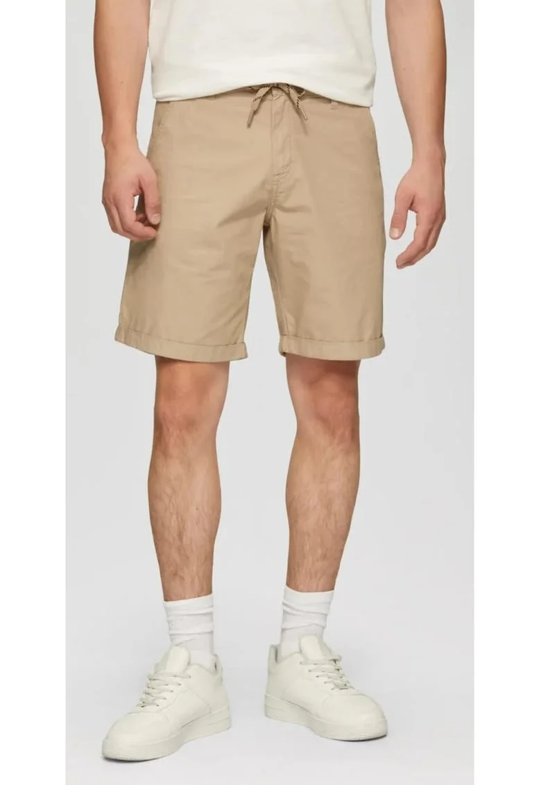 Q/S by s.Oliver Pantaloni scurti barbati chino, Jhon cu croiala Regular fit si talie medie