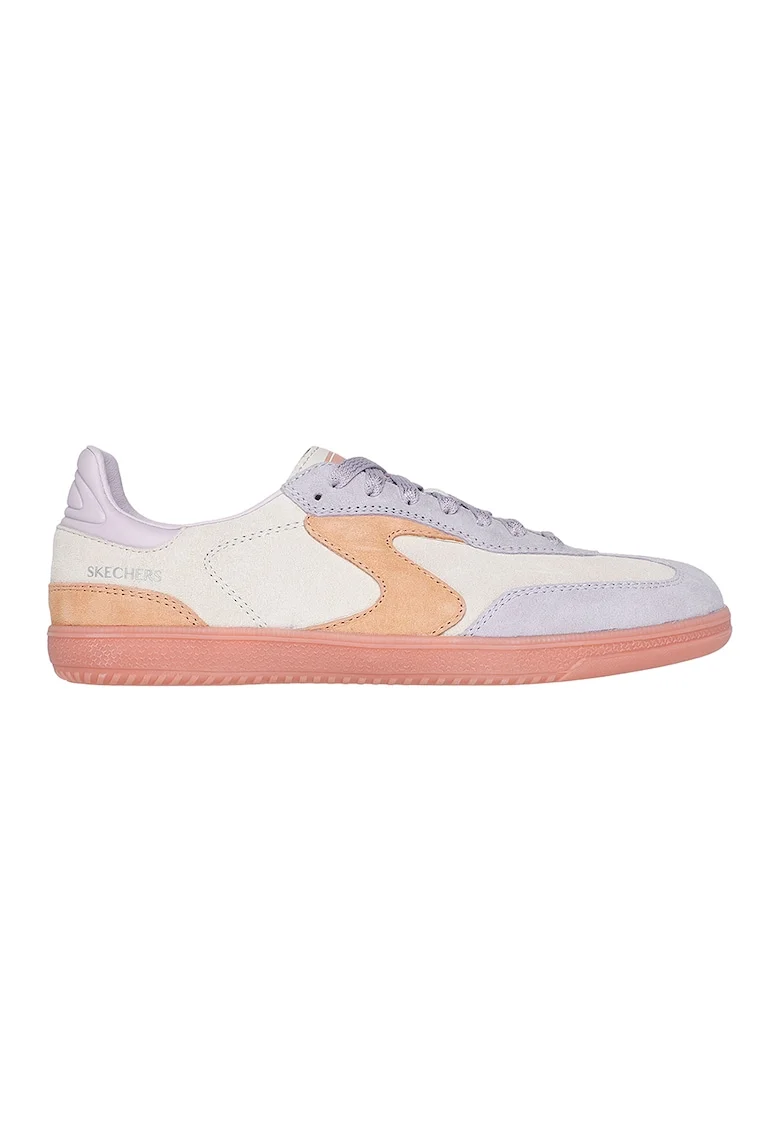 Pantofi sport din piele Hotshot, Portocaliu persan/Lila/Alb murdar