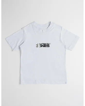 Tricou cu imprimeu logo discret, Gri deschis melange