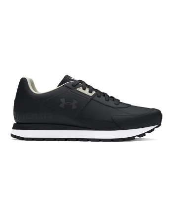 Pantofi sport cu detalii de piele intoarsa Essential Runner, Negru