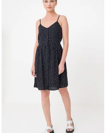 Rochie mini evazata, Negru