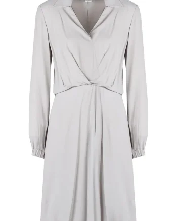 Rochie cu croiala in A 8A1196/A8I1,, Gri