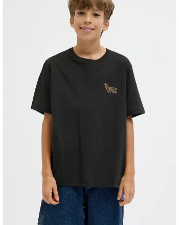 Tricou cu imprimeu si maneci cazute