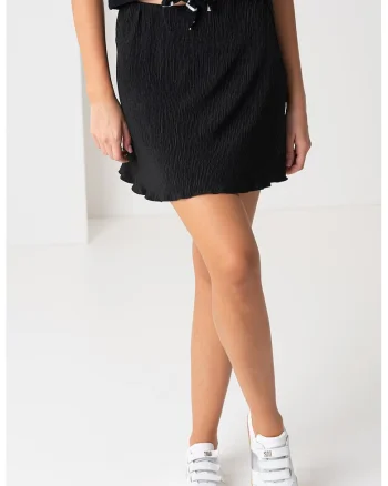 Fusta mini cu model texturat Flora