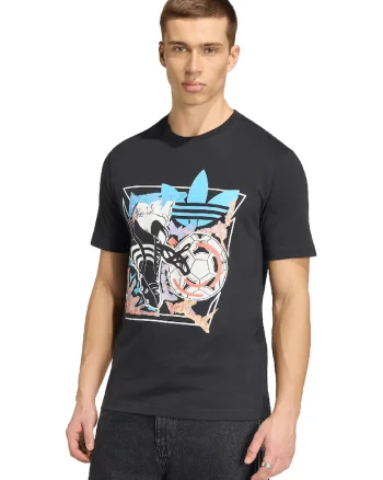 Tricou regular fit din bumbac Anime, Negru stins