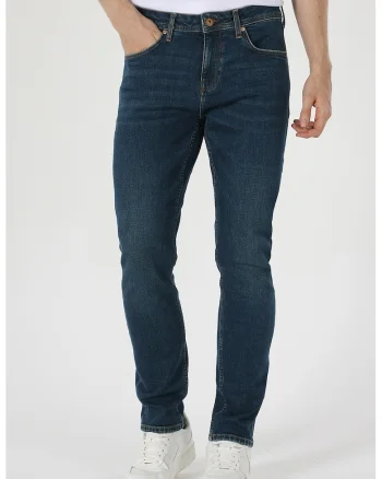 Blugi drepti Karl, Albastru inchis