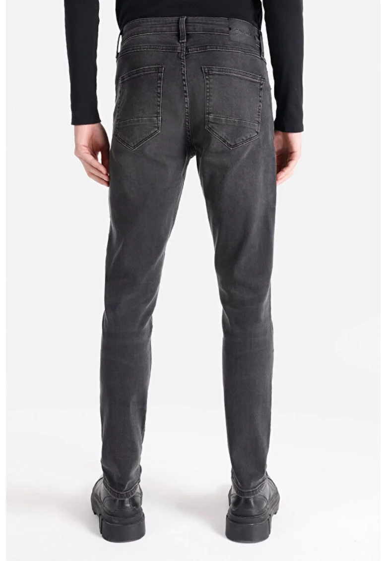 Pantaloni DeBarbati Negru Slim Fit 041 DANNY
