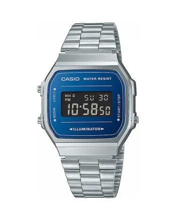 Ceas barbatesc  A168WEM-2BEF Quartz Argintiu