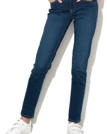 Blugi slim fit Katrina 359, Albastru inchis