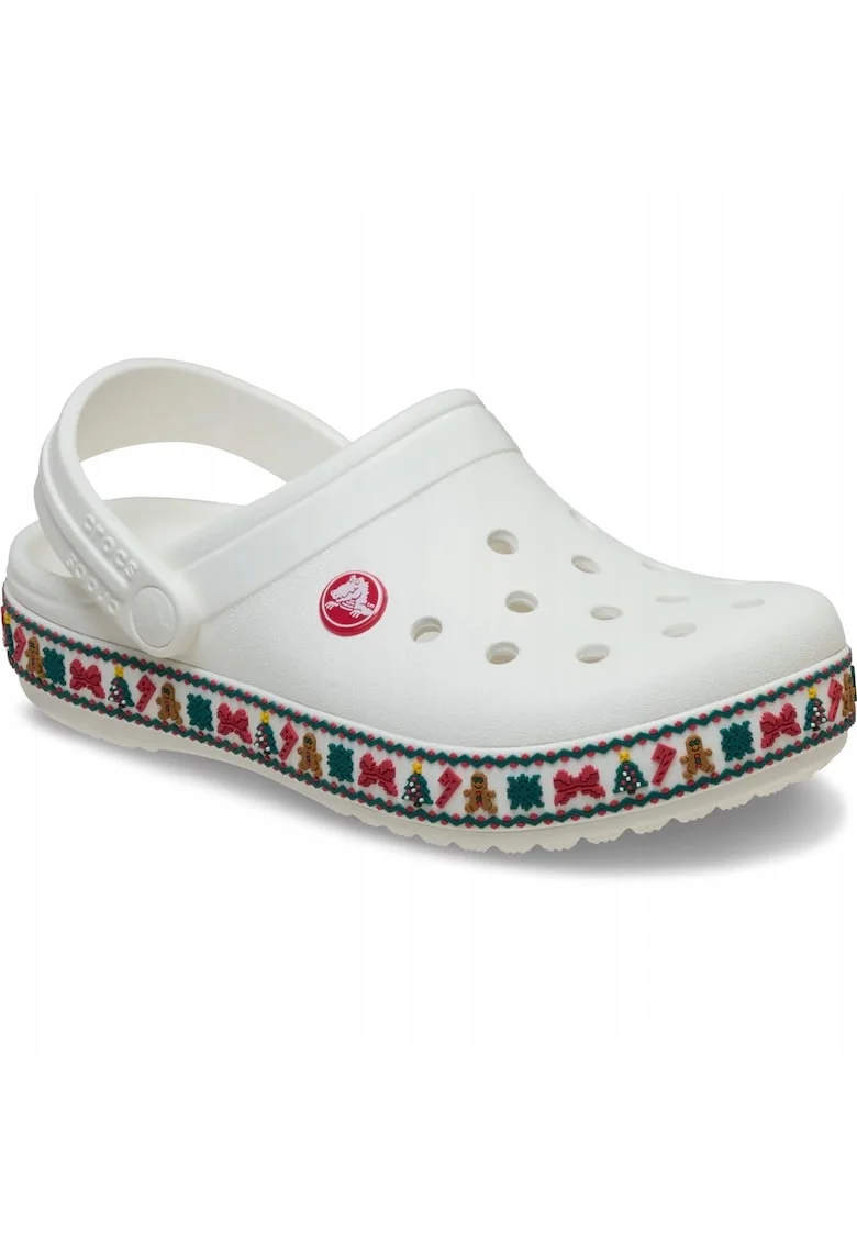 barbati, saboti, Crocband Holiday Clog 211921, alb, Alb