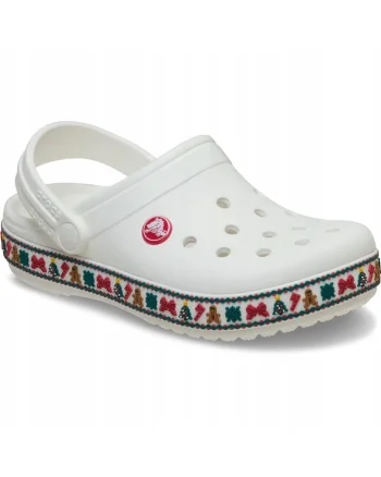 barbati, saboti, Crocband Holiday Clog 211921, alb, Alb