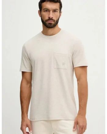 Tricou barbati  MW0MW39365 2XL INTL Bej