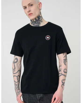Tricou regular fit de bumbac cu logo discret, Rosu/Negru