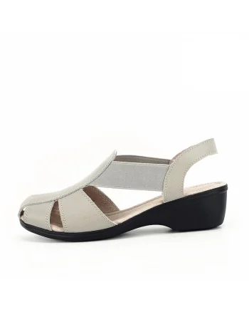 Sandale gri din piele naturala Codruta M5 2434, Gri