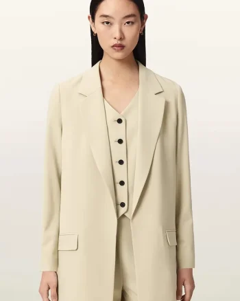 AllSaints sacou pentru femei cu vâscoză ALEIDA