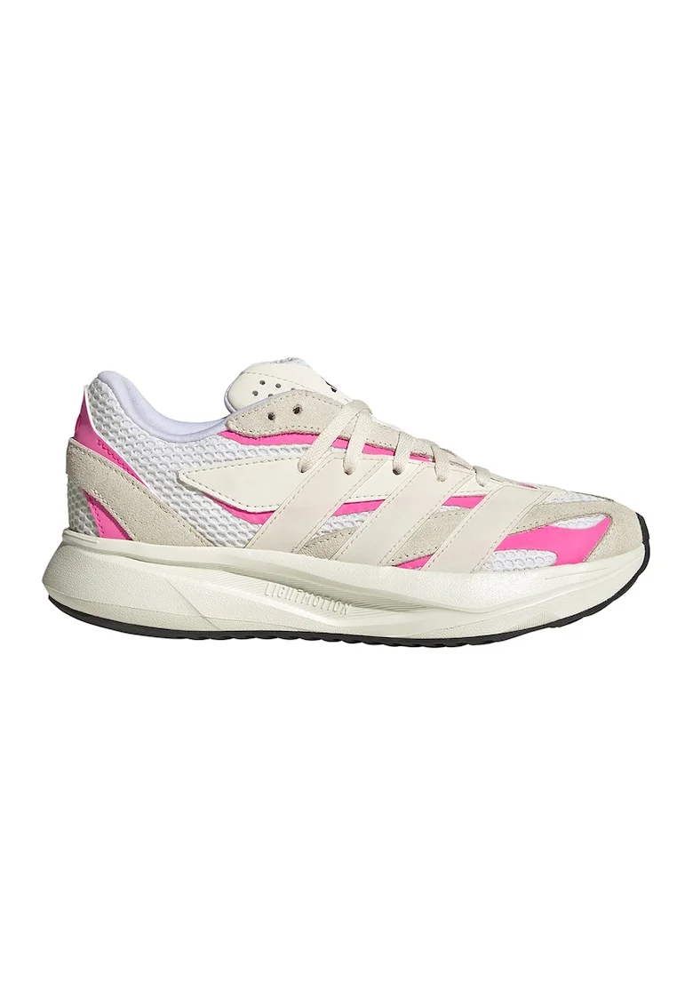 Pantofi sport Lightblaze cu garnituri din piele, Gri deschis/Roz fandango